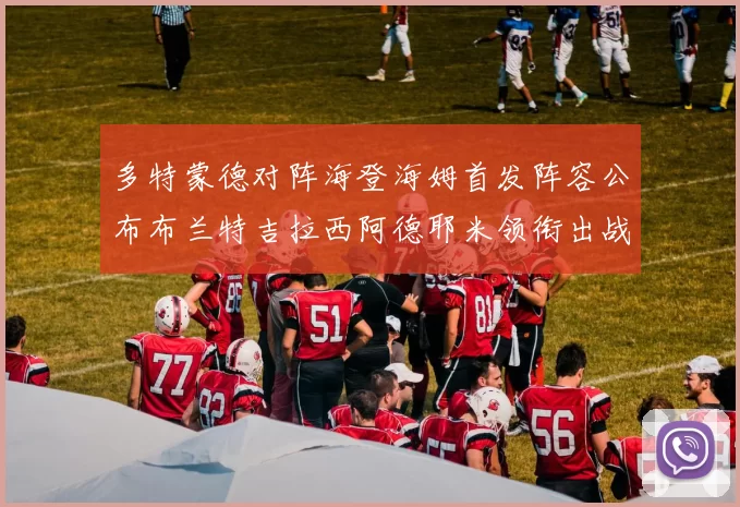 多特蒙德对阵海登海姆首发阵容公布布兰特吉拉西阿德耶米领衔出战